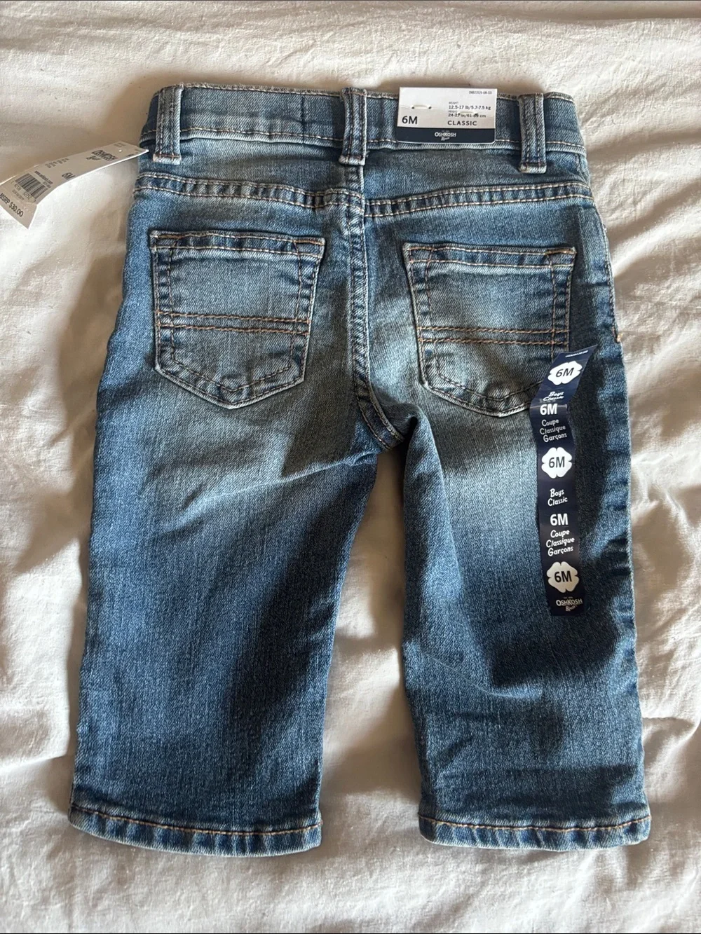 OshKosh B'gosh Toddler Light-Medium Blue Denim Jeans